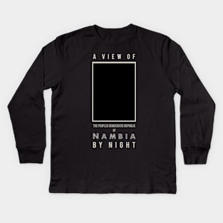 Nambia by night Kids Long Sleeve T-Shirt